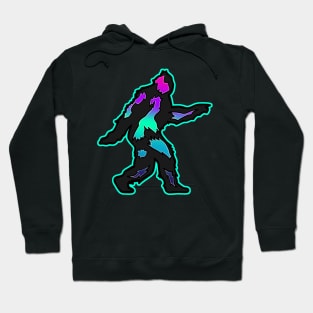 colorful sasquatch Hoodie